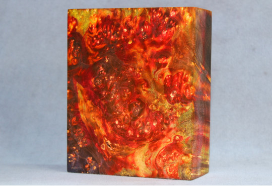 Stabilized Maple Burl Wood Mod Block